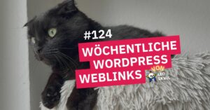 Schwarze Katze, wöchentliche WordPress-Weblinks
