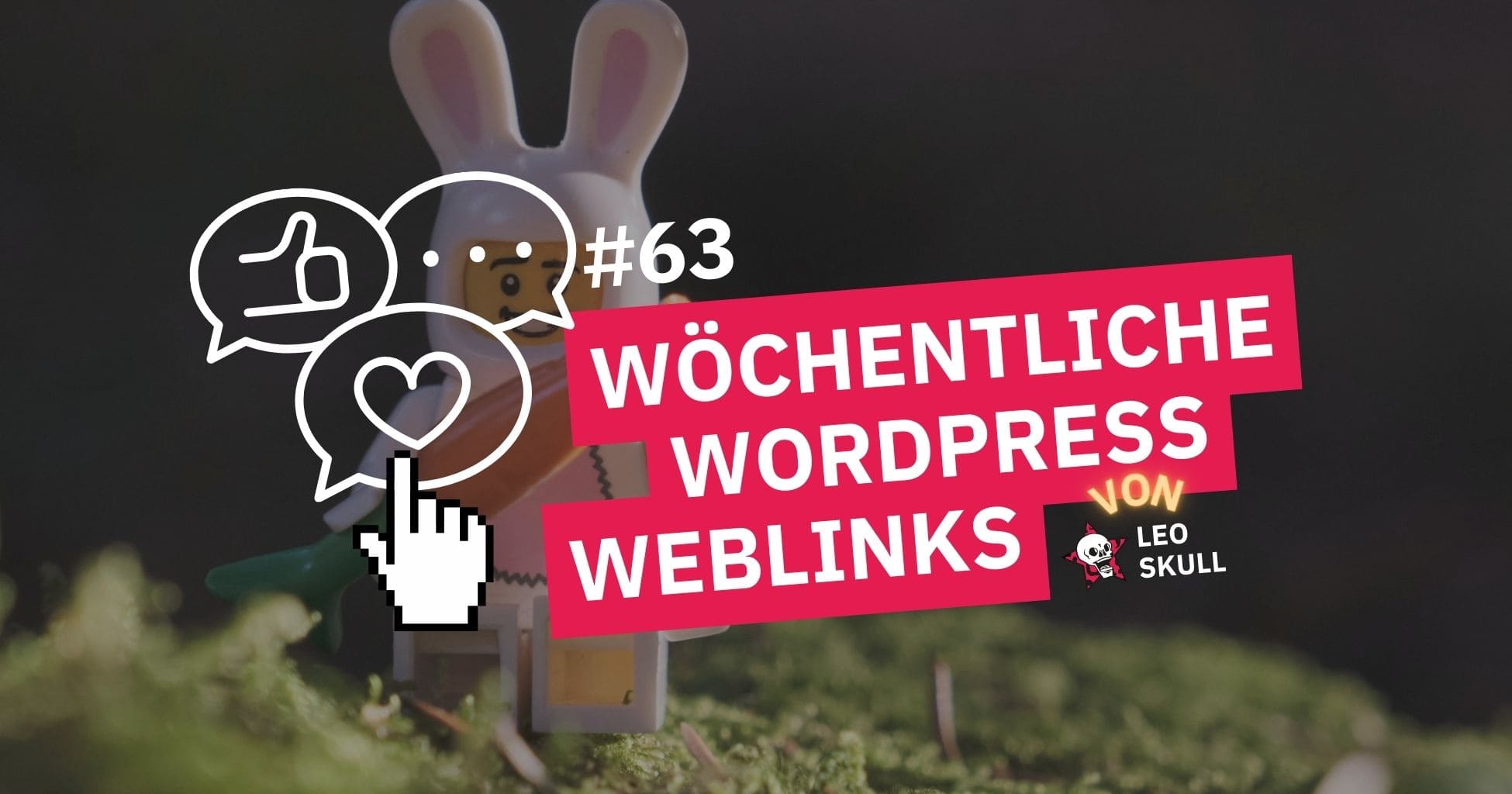Wöchentliche WordPress Weblinks Grafik.